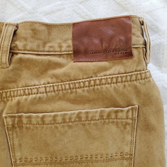 Tommy Bahama Mens Jeans Classic Fit khaki Brown Jeans actual size 34x29. - Picture 7 of 11